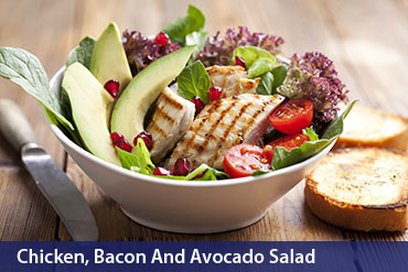 Chicken, Bacon And Avocado Salad