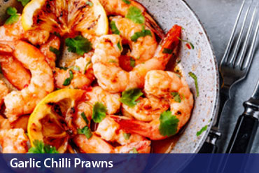 Garlic Chilli Prawns